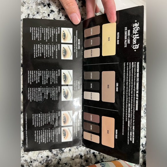 Kay Von D shade + light Black and Gold Eyeshadow Palette - Picture 4 of 5